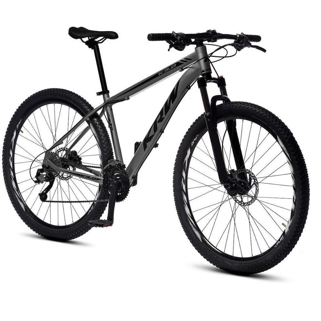 Bicicleta Aro 29 KRW Alumínio 24 Vel Freio a Disco Hidráulico S46