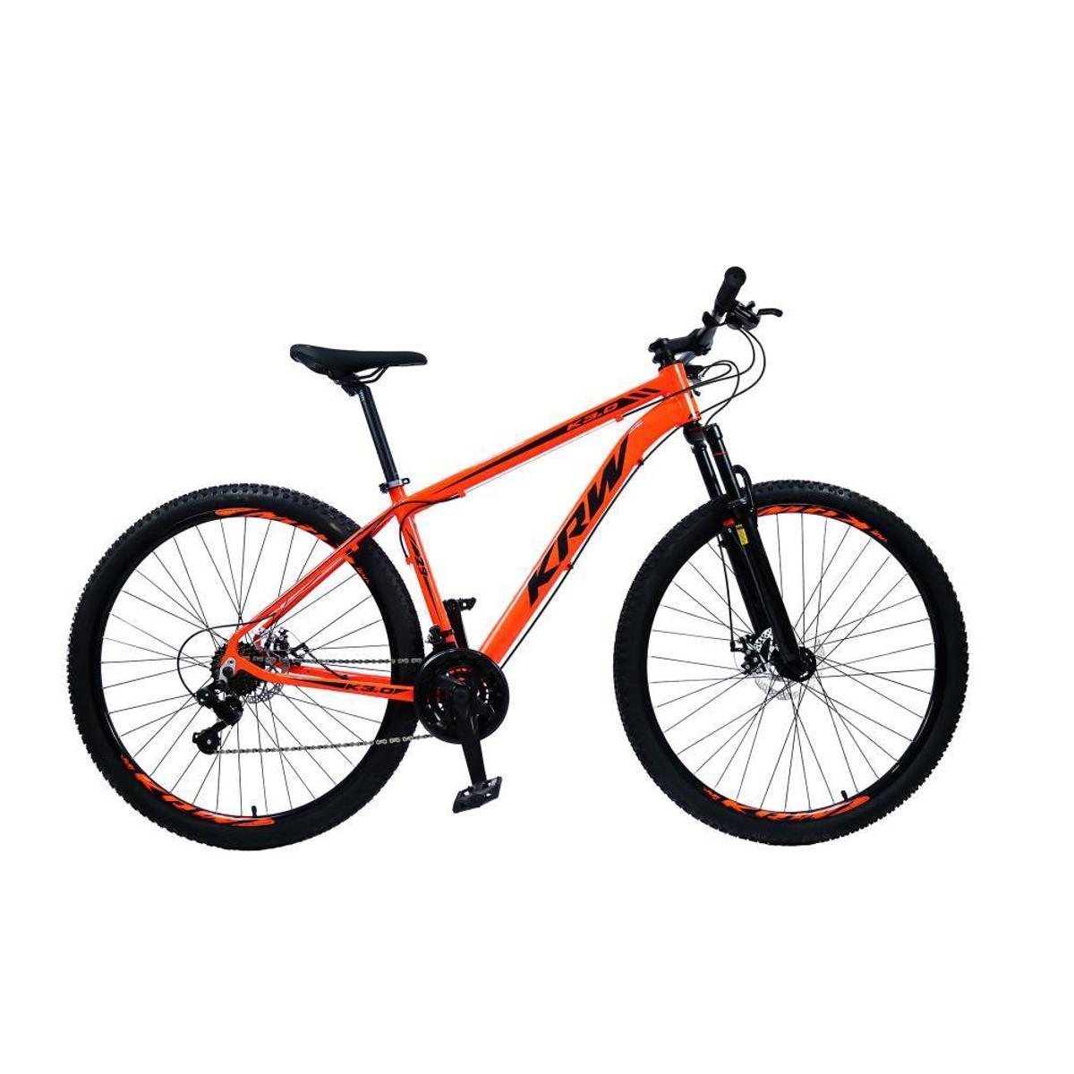 Bicicleta Krw X43 Disc H Aro 29 Susp. Dianteira 24 Marchas - Laranja/preto