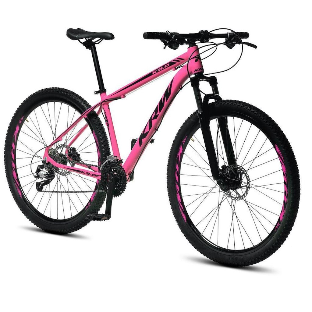 Bicicleta Aro 29 KRW Alumínio 24 Vel Freio a Disco Hidráulico X43