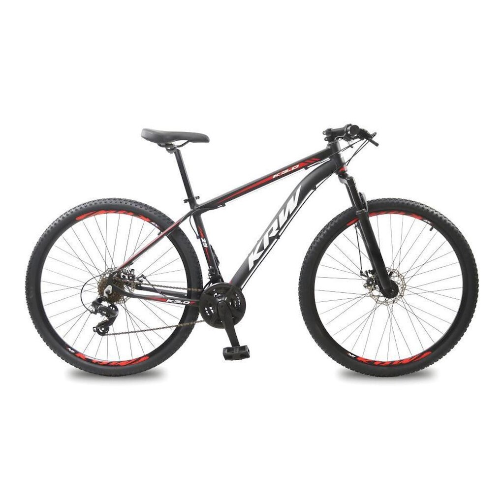 Bicicleta Aro 29 KRW Alumínio 24 Vel Freio a Disco X42