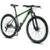 Bicicleta aro 29 KRW Alumínio 24 Vel Marchas Freio a Disco Suspensão dianteira Mountain Bike X32 - Preto+Verde Claro