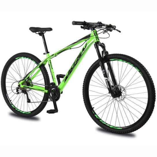 Bicicleta aro 29 KRW Alumínio 27 Velocidades Freio Hidráulico Suspensão  dianteira Mountain Bike KR4