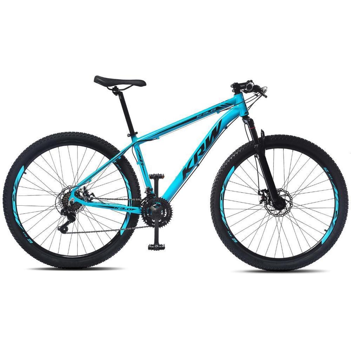 Bicicleta Krw Tz-21 Aro 29 Susp. Dianteira 21 Marchas - Azul/preto