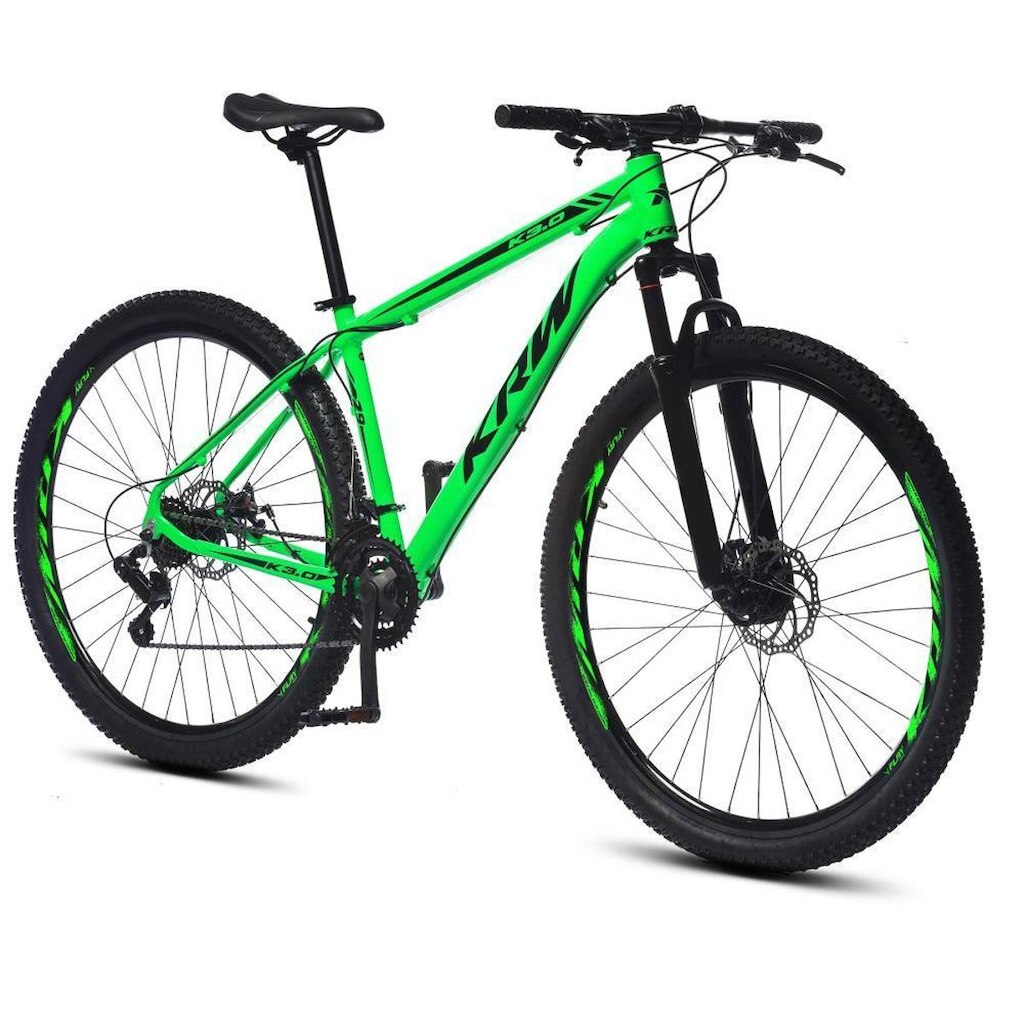 Bicicleta Aro 29 KRW Alumínio Shimano TZ 24 Vel Freio a Disco Ltx S60