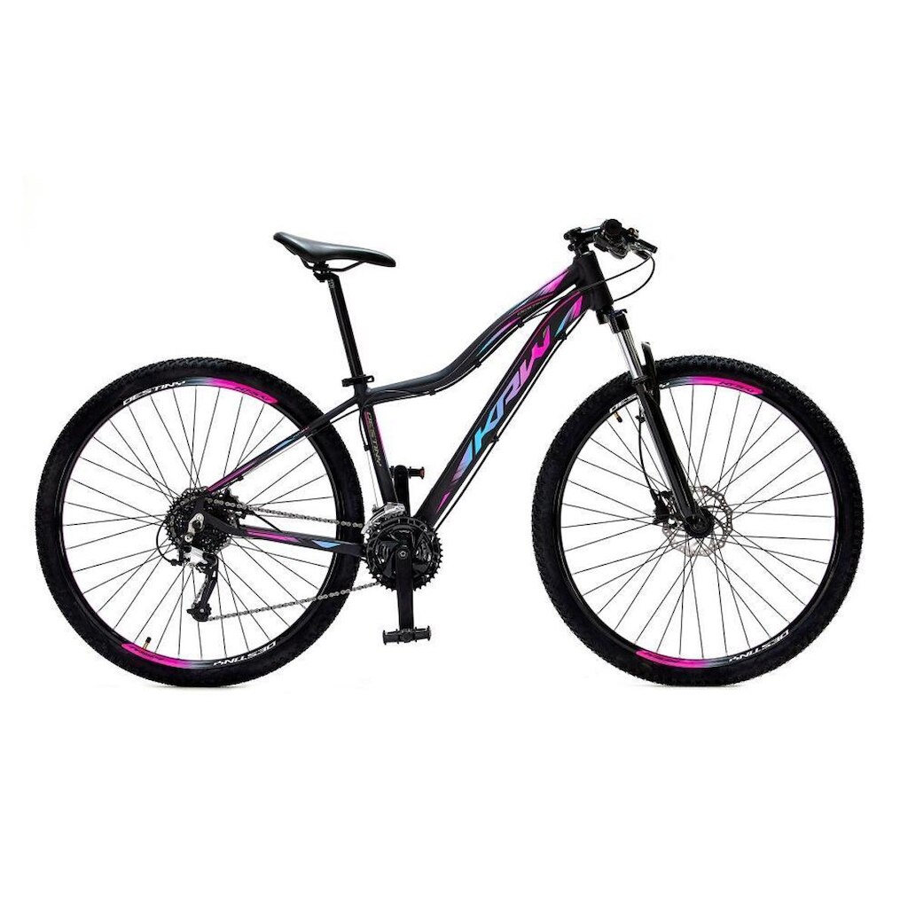 Bicicleta Aro 29 KRW Destiny Alumínio 27 Vel Freio a Disco Hidráulico com Trava SX54