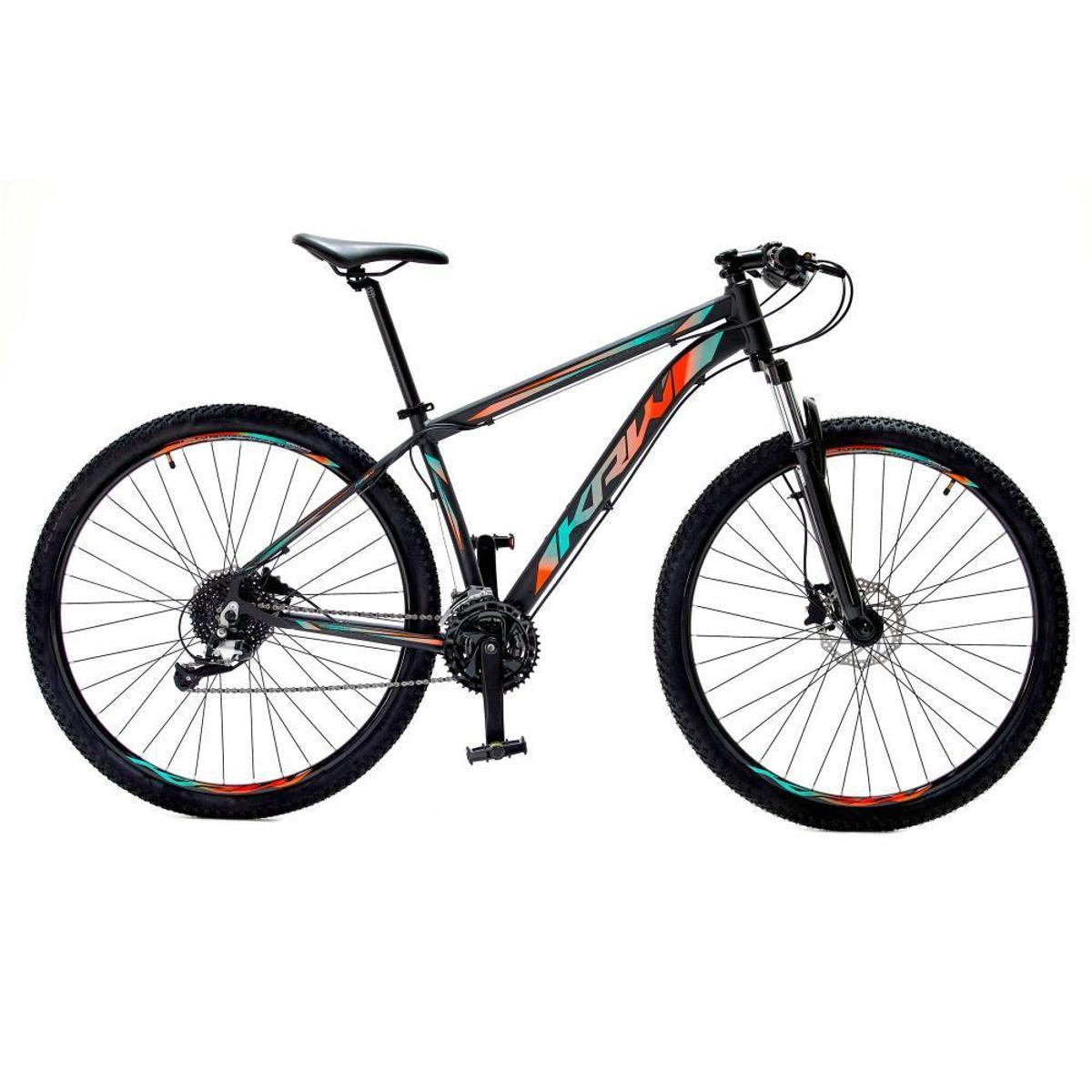 Bicicleta Krw Sx33 Disc H Aro 29 Susp. Dianteira 24 Marchas - Azul/laranja