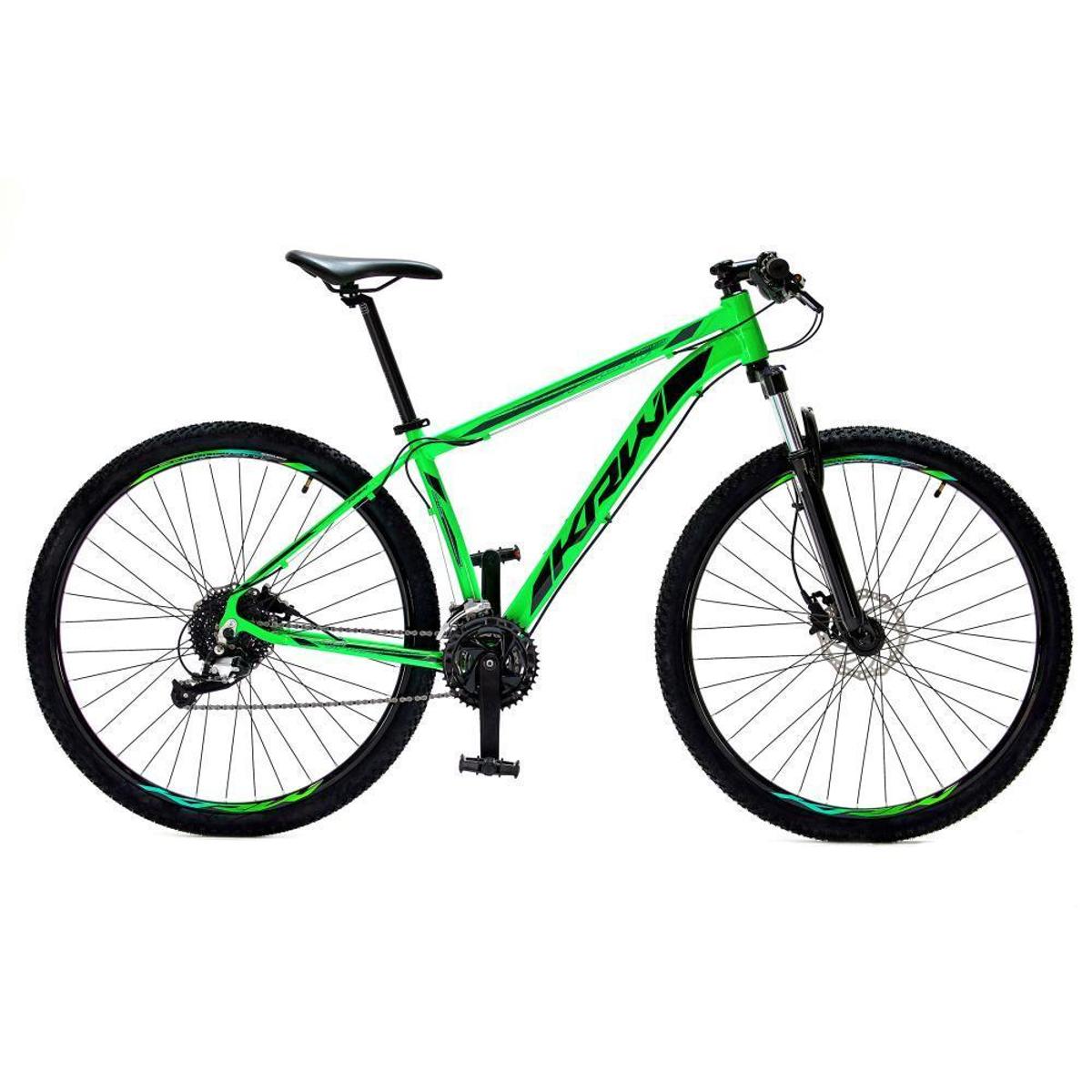 Bicicleta Krw Sx41 Aro 29 Susp. Dianteira 27 Marchas - Verde