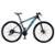Bicicleta Aro 29 KRW Spotlight Alumínio Shimano Acera 27 Vel Freio Hidráulico com Trava SX13 - Preto+Azul