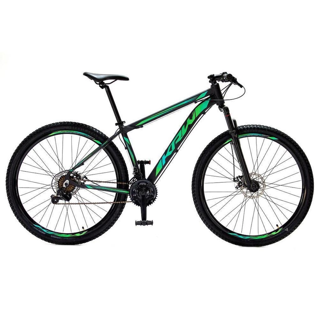 Bicicleta Aro 29 KRW Spotlight Alumínio Shimano TZ 24 Vel Freio a Disco SX1