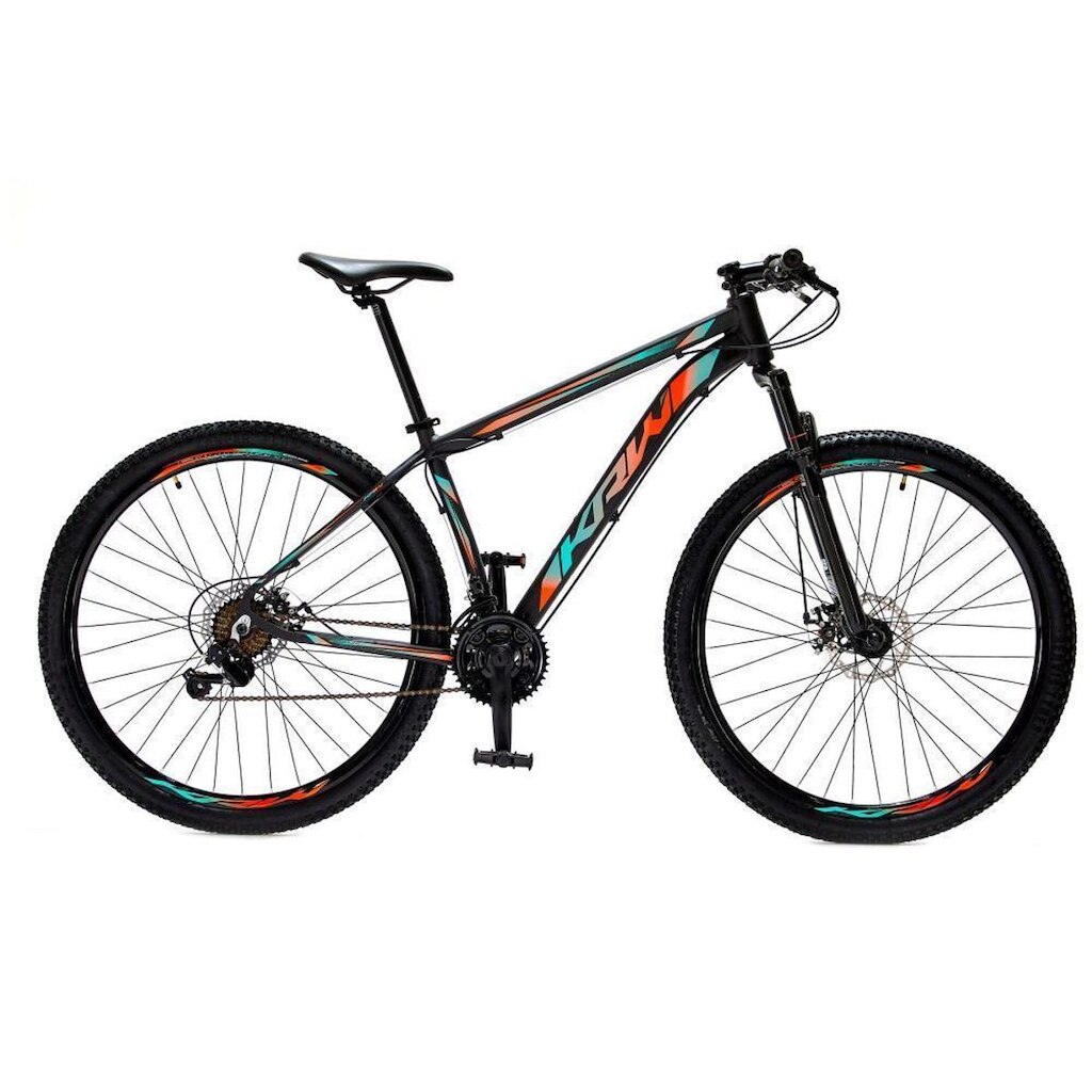 Bicicleta Aro 29 KRW Spotlight Alumínio Shimano TZ 24 Vel Freio a Disco SX1