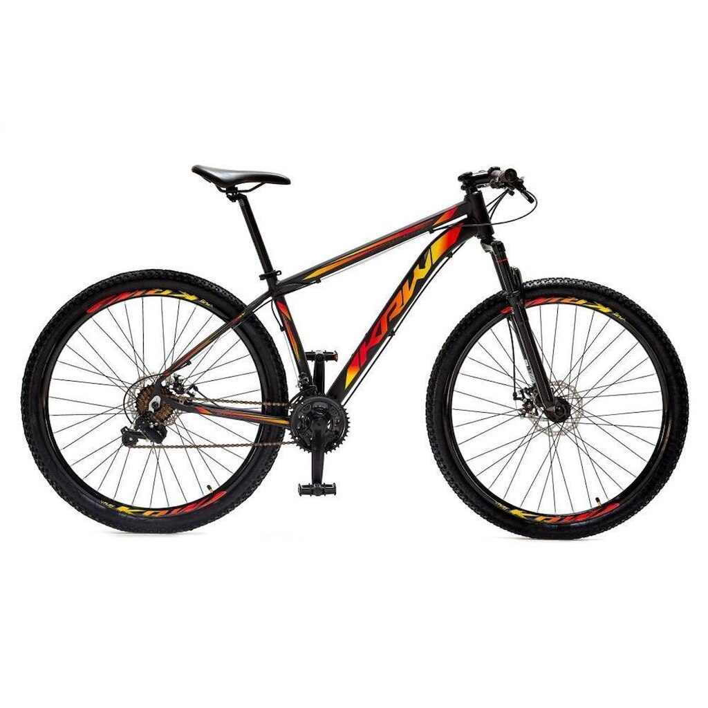 Bicicleta Aro 29 KRW Spotlight Alumínio Shimano TZ 24 Vel Freio a Disco SX1