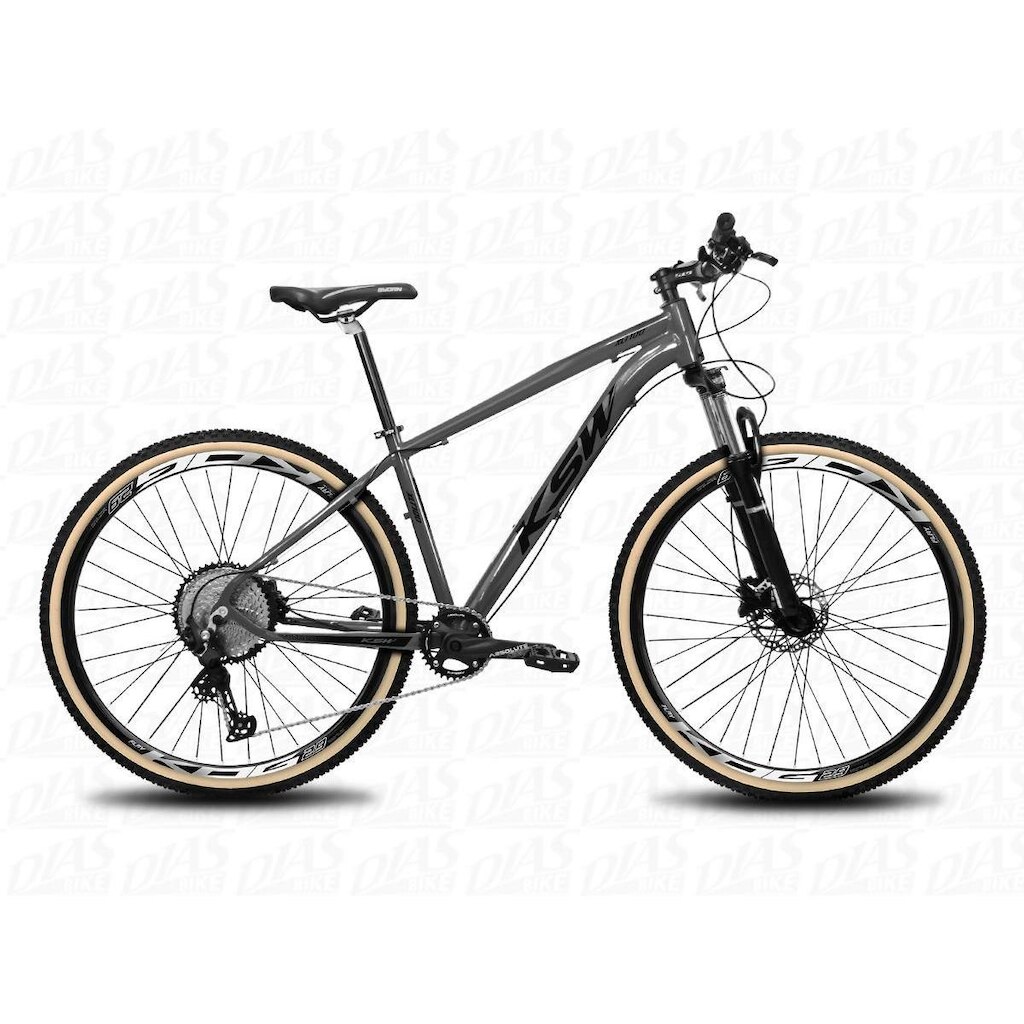 Bicicleta Aro 29 KSW 1x12v Shimano Deore Freio a Disco Suspensão