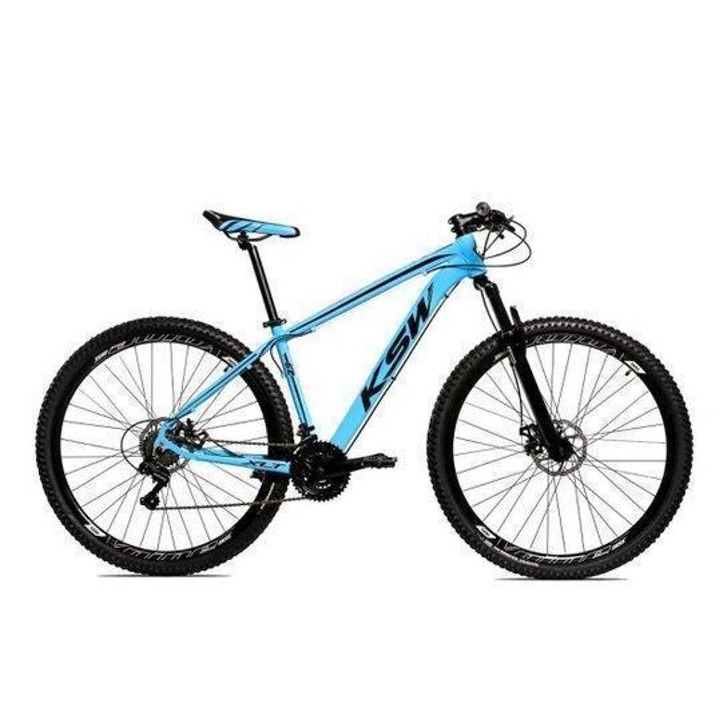 Bicicleta Aro 29 KSW 24 Marchas Freio Hidraulico Trava e K7
