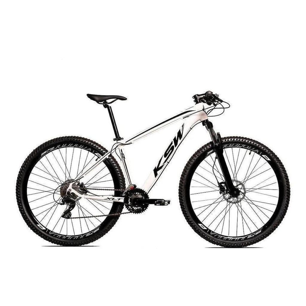 Bicicleta Aro 29 KSW 24 Marchas Freio Hidraulico Trava e K7