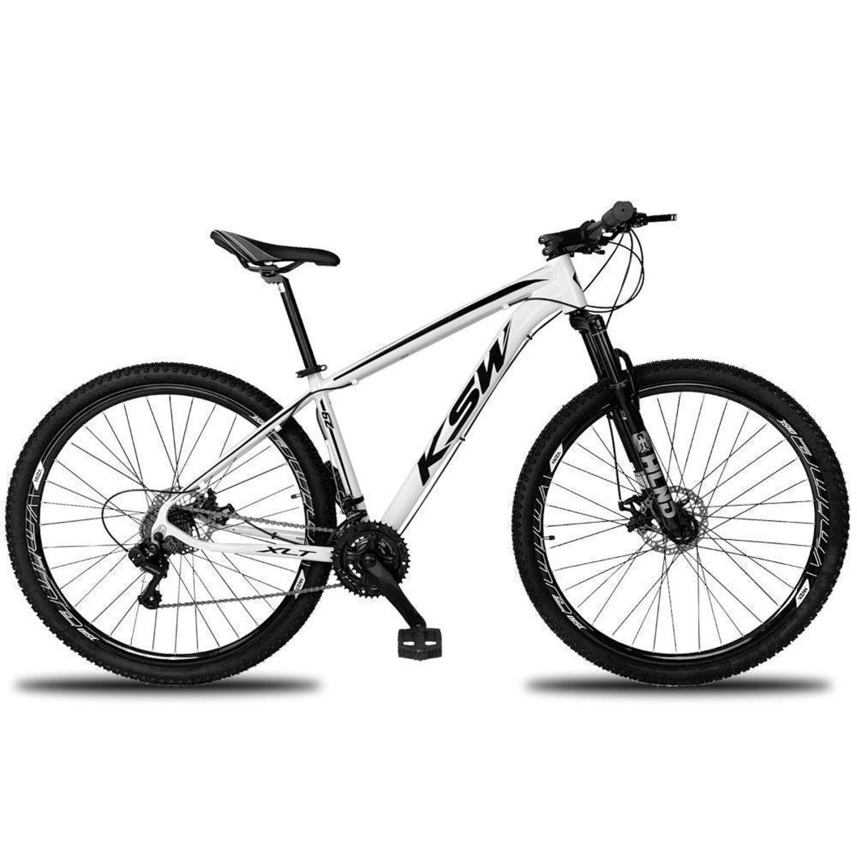 Bicicleta Aro 29 KSW 24 V Shimano Freio Hidraulico/Trava/K7 Menor preço em Bicicleta Aro 29 KSW 24 V Shimano Freio Hidraulico/Trava/K7