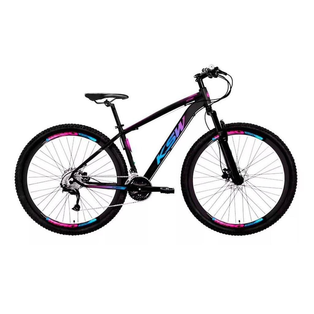 Bicicleta Aro 29 Ksw 24v Cambio Shimano Freios a Disco com Suspensão