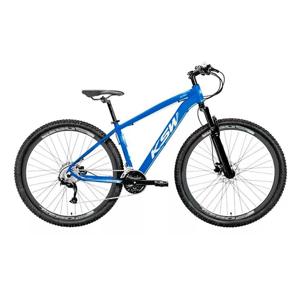 Bicicleta Aro 29 Ksw 24v T. Shim Tx800 Hidráulico K7 - Azul Escuro