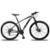 Bicicleta Aro 29 Ksw 27v Acera Freio Hidraulico Trava e k7 - Grafite+Preto
