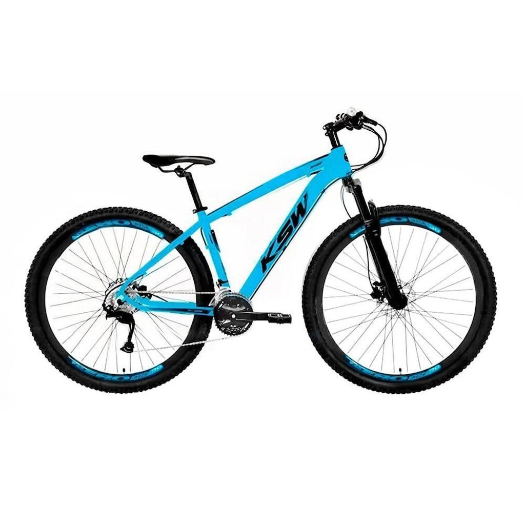 Bicicleta Aro 29 Ksw 27v Altus Freio Hidráulico Trava K7