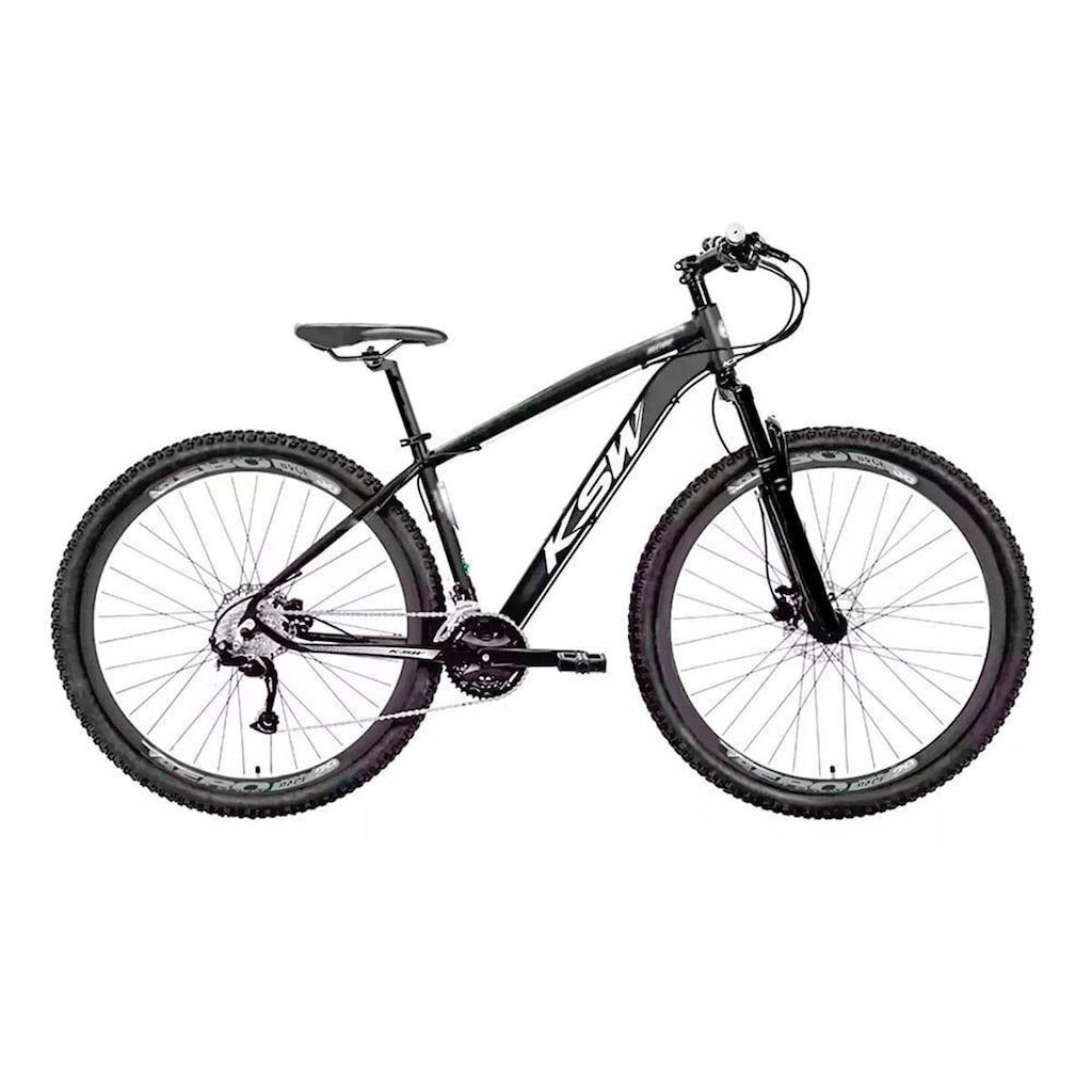 Bicicleta Aro 29 Ksw 27v Altus Freio Hidráulico Trava K7