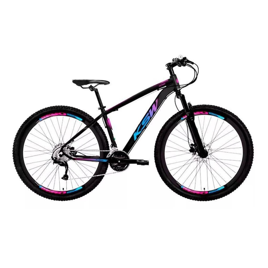 Bicicleta Aro 29 Ksw 27v Altus Freio Hidráulico Trava K7