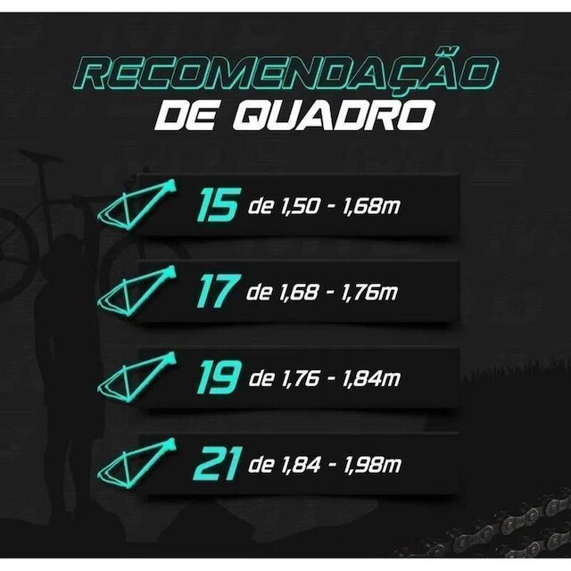Bicicleta Aro 29 KSW Aluminio 27 Vel Freio Disco e Suspensão