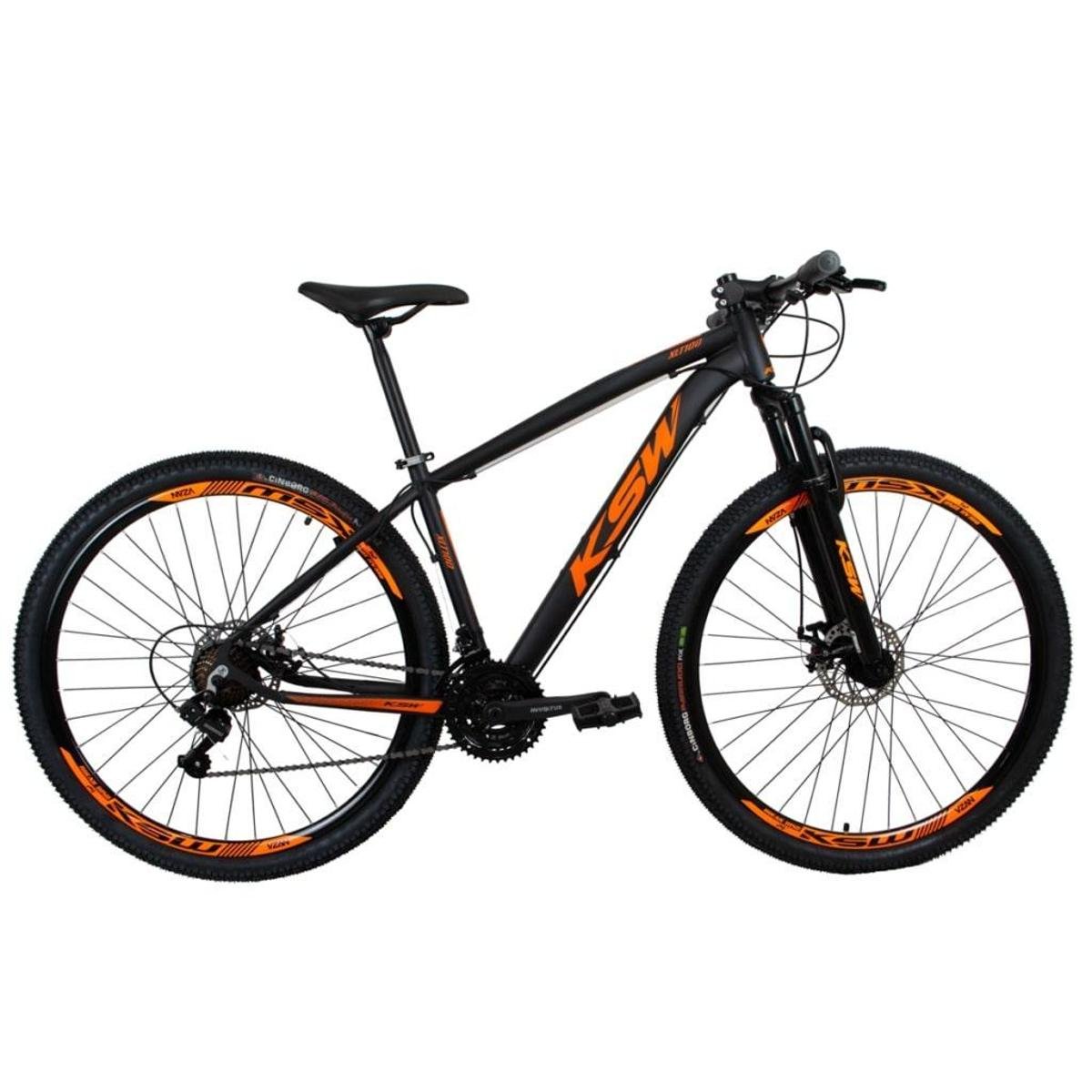 Bicicleta aro 29 KSW Câmbios Shimano 24V Freio Hidraulico Menor preço em Bicicleta aro 29 KSW Câmbios Shimano 24V Freio Hidraulico