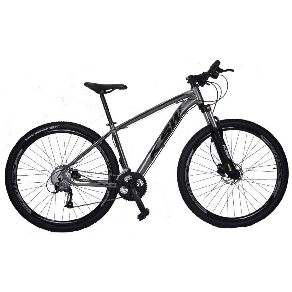 BICICLETA ARO 29 KSW - CAMBIOS SHIMANO - 27V - TRAVA Menor preço em BICICLETA ARO 29 KSW - CAMBIOS SHIMANO - 27V - TRAVA