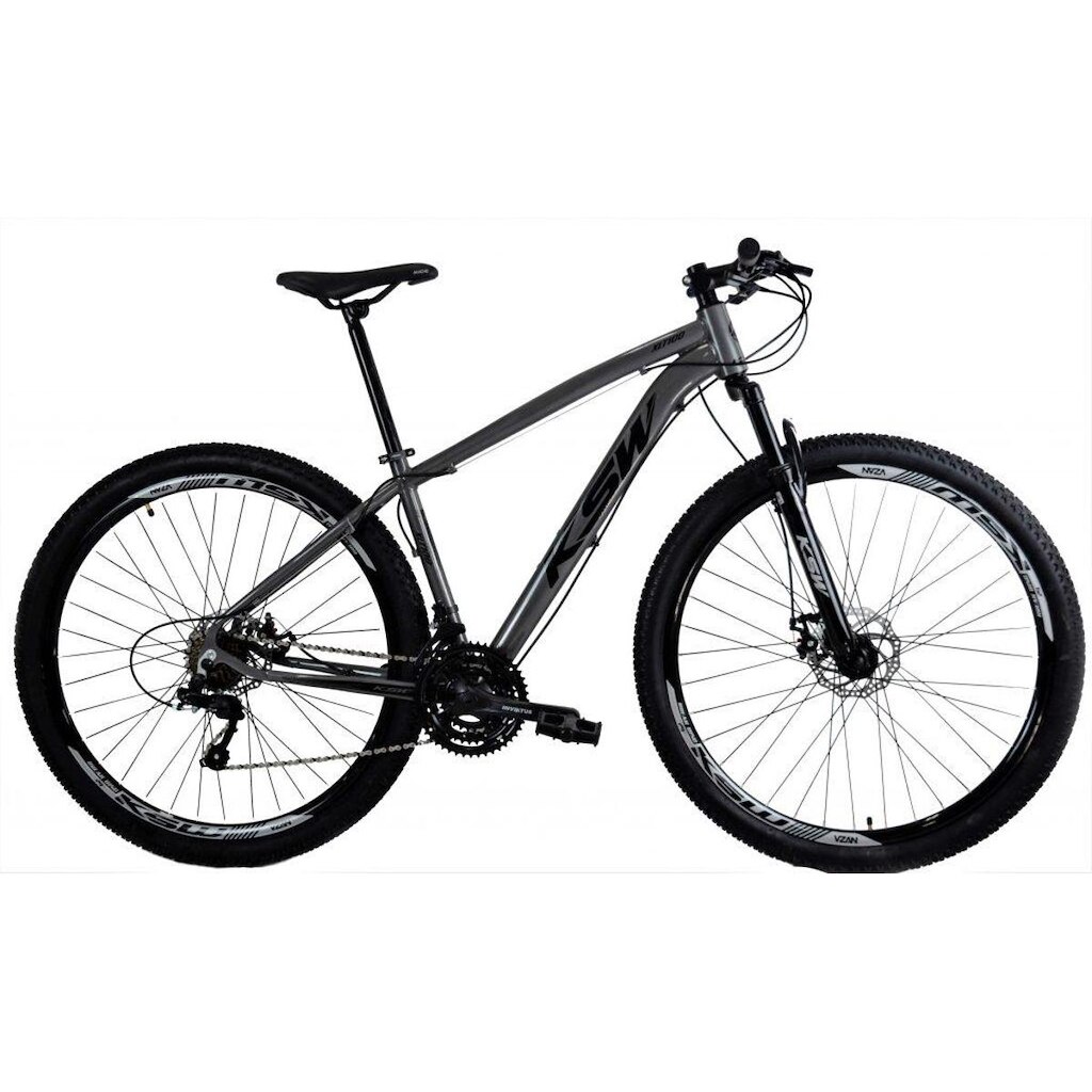 BICICLETA ARO 29 KSW - CAMBIOS SHIMANO ACERA - 27V - TRAVA - HIDRAULICO