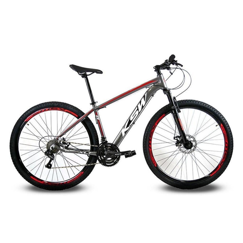 BICICLETA ARO 29 KSW - CAMBIOS SHIMANO ALTUS - 24V - TRAVA - HIDRAULICO