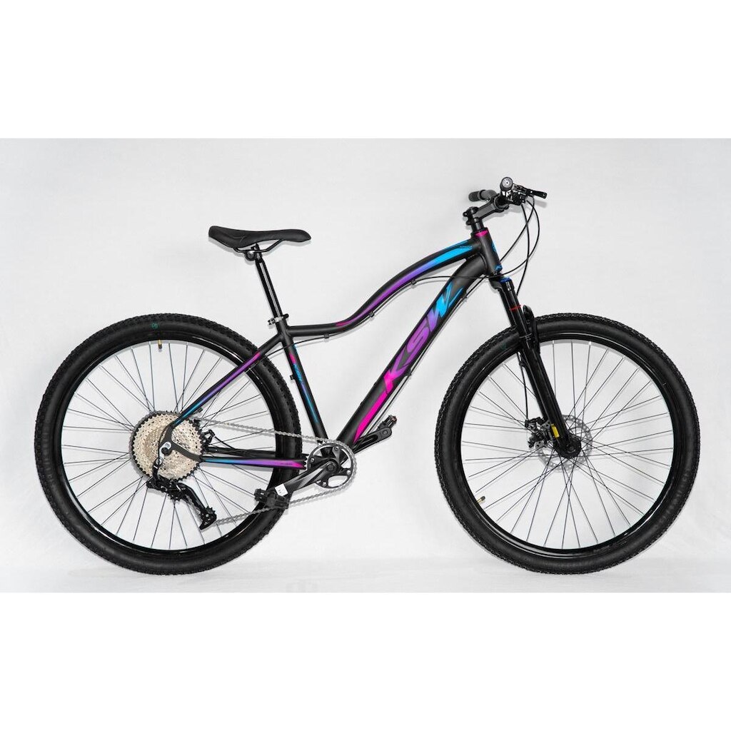 Bicicleta Aro 29 Ksw Mwza Feminina 12v Kit 1x12v Pedivela Single K7 11x50 Freio a Disco Mecânico