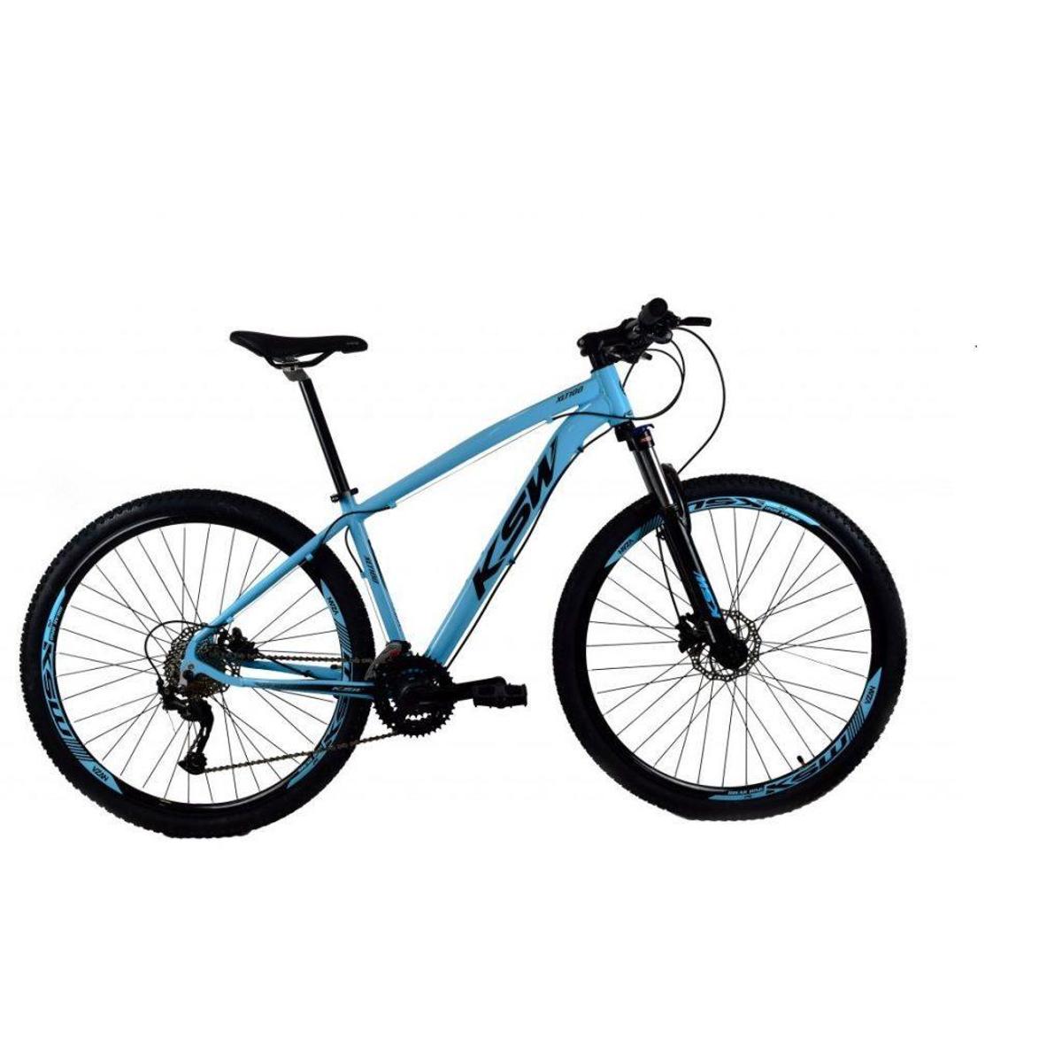 Bicicleta Aro 29 Ksw XLT 100 - Alivio - 27V - 1.0 - Azul | Netshoes