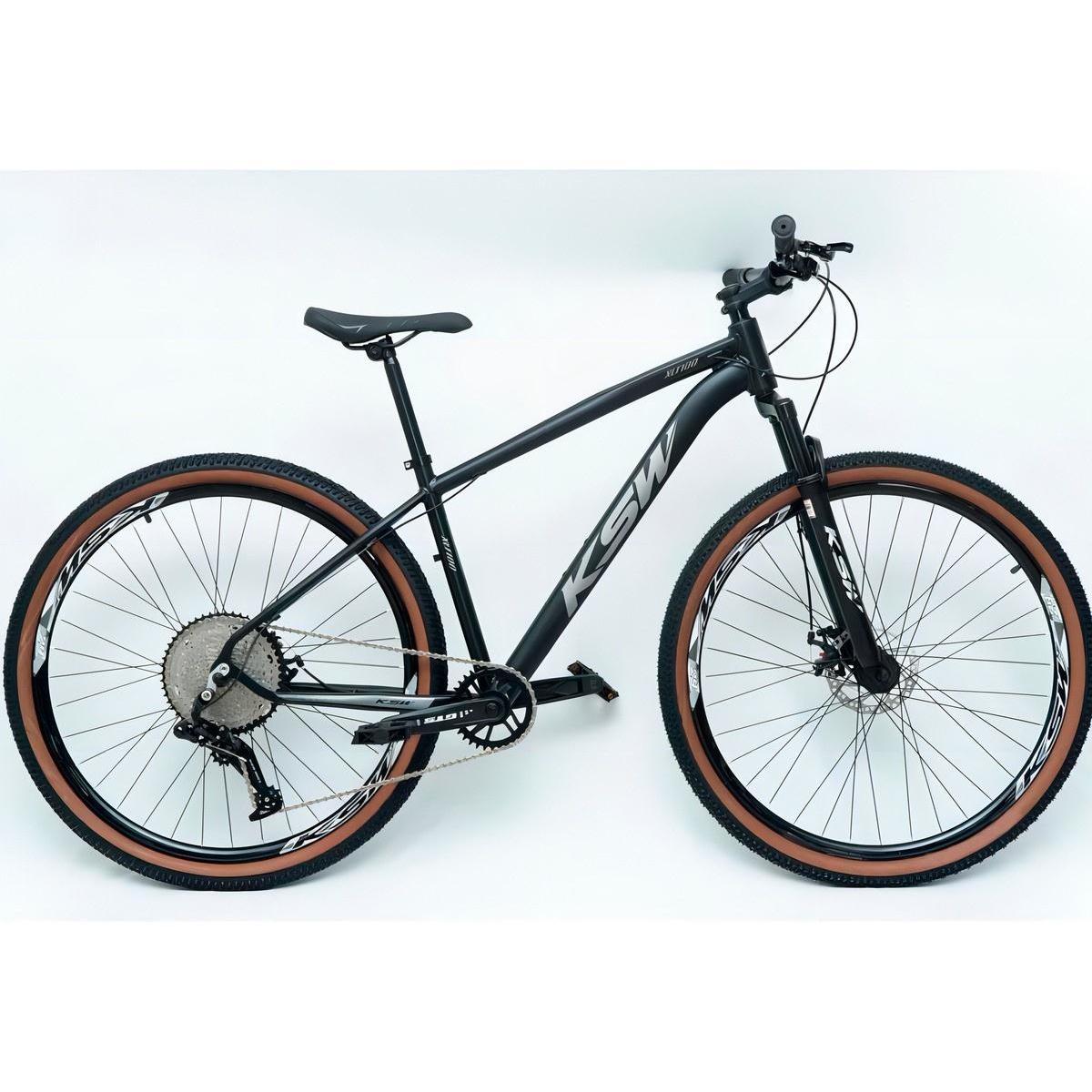 Bicicleta Ksw Xlt Disc M Aro 29 Susp. Dianteira 12 Marchas - Preto/prata