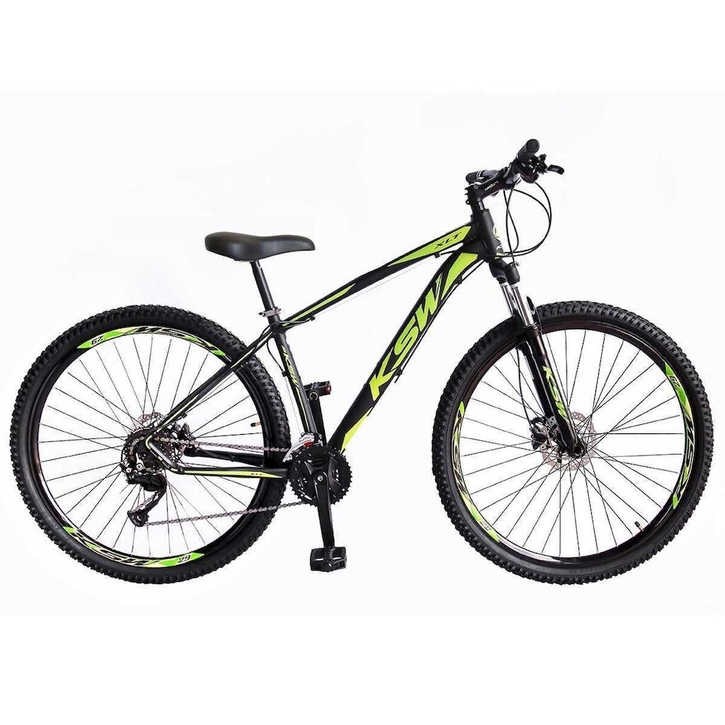 Bicicleta Aro 29 KSW XLT 2020 27v Hidráulico K7 e Trava