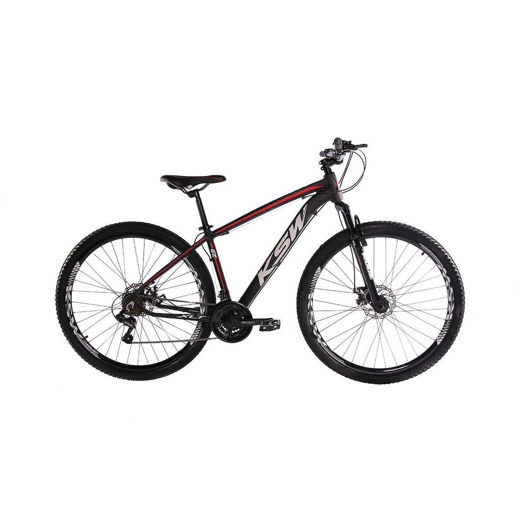 Bicicleta Aro 29 KSW XLT 21 Marchas Freios à Disco Câmbios Shimano