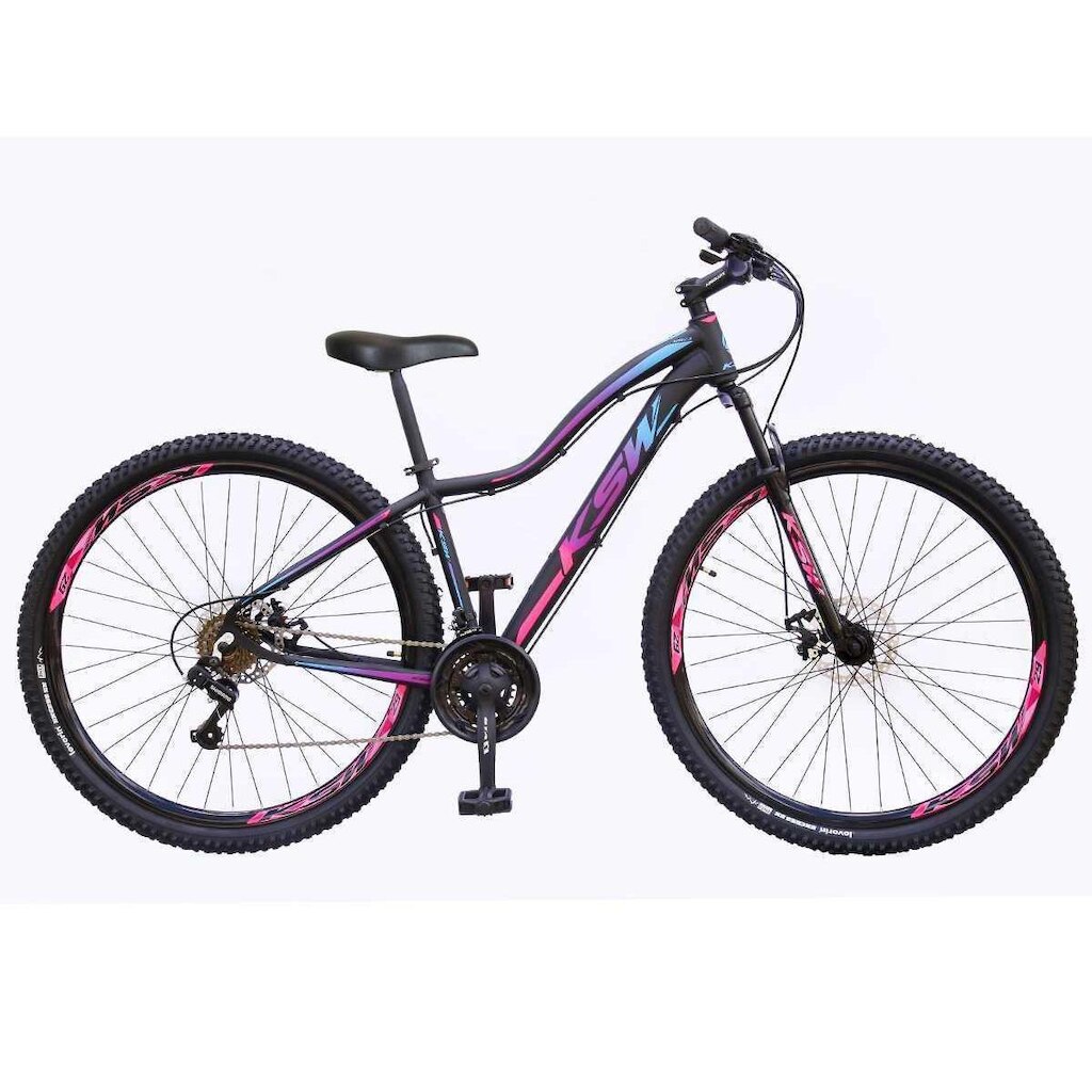 Bicicleta Aro 29 KSW xlt 21 Marchas Shimano e Freios a Disco