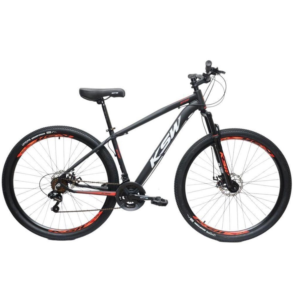 Bicicleta Aro 29 KSW XLT 21v Câmbios Shimano