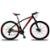 Bicicleta Aro 29 KSW xlt 21V Freio a Disco - Preto+Vermelho