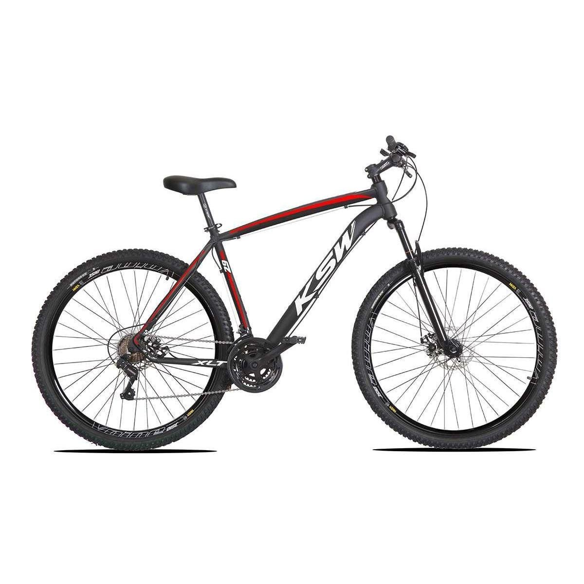 Bicicleta Ksw Xlt Disc M Aro 29 Susp. Dianteira 21 Marchas - Preto