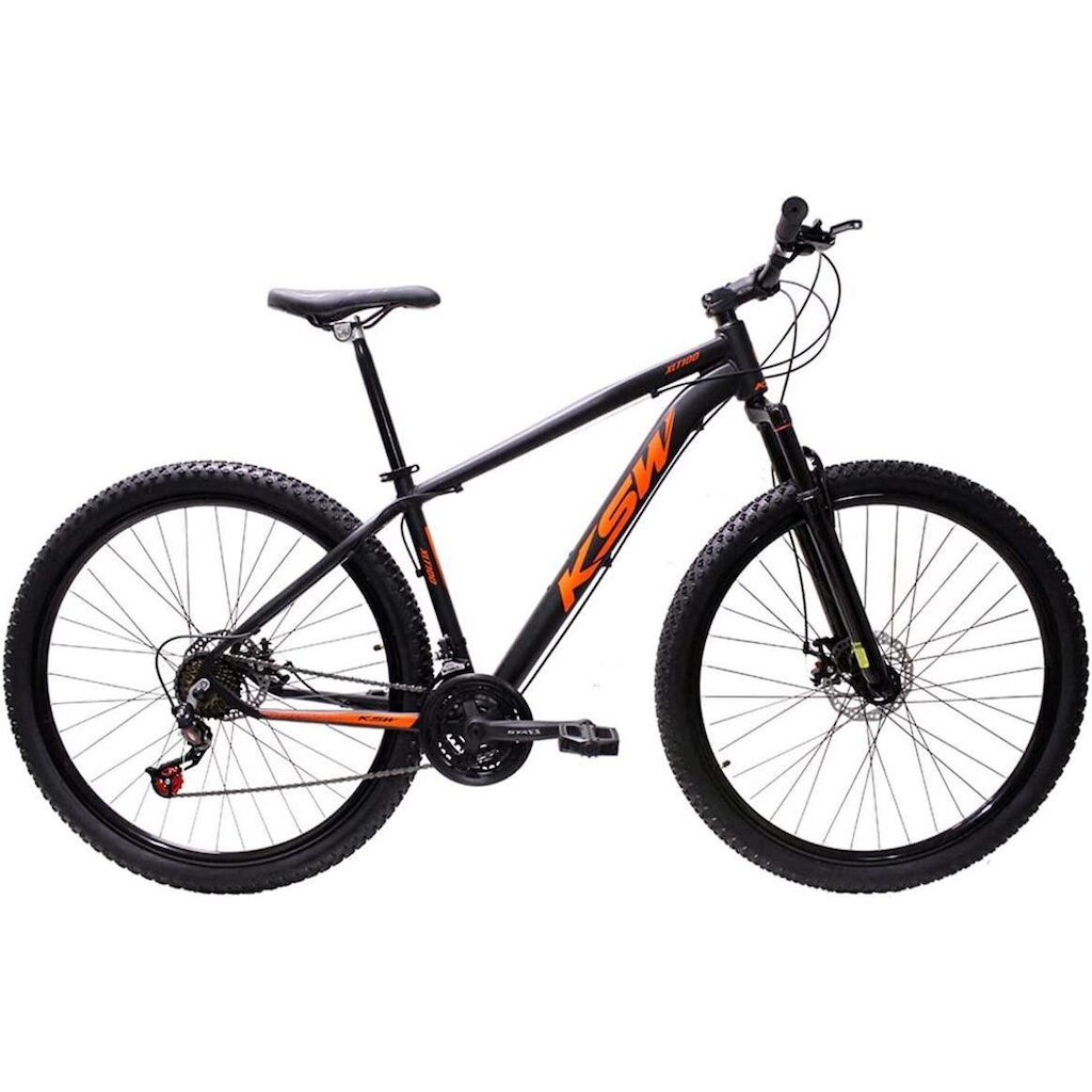 Bicicleta Aro 29 KSW XLT 24v Alumínio Freio a Disco Suspensão MTB