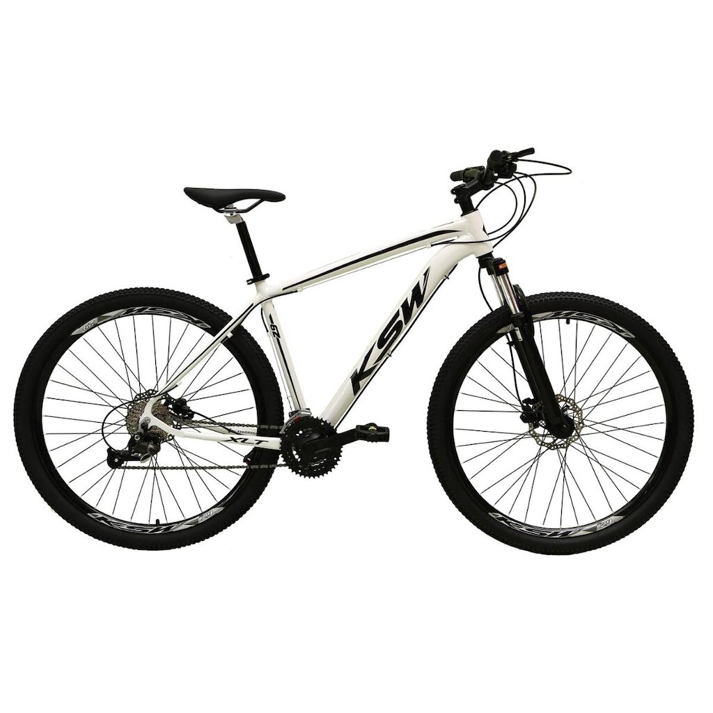 Bicicleta Aro 29 Ksw Xlt 27v Freio Hidráulico K7 Garfo com Trava