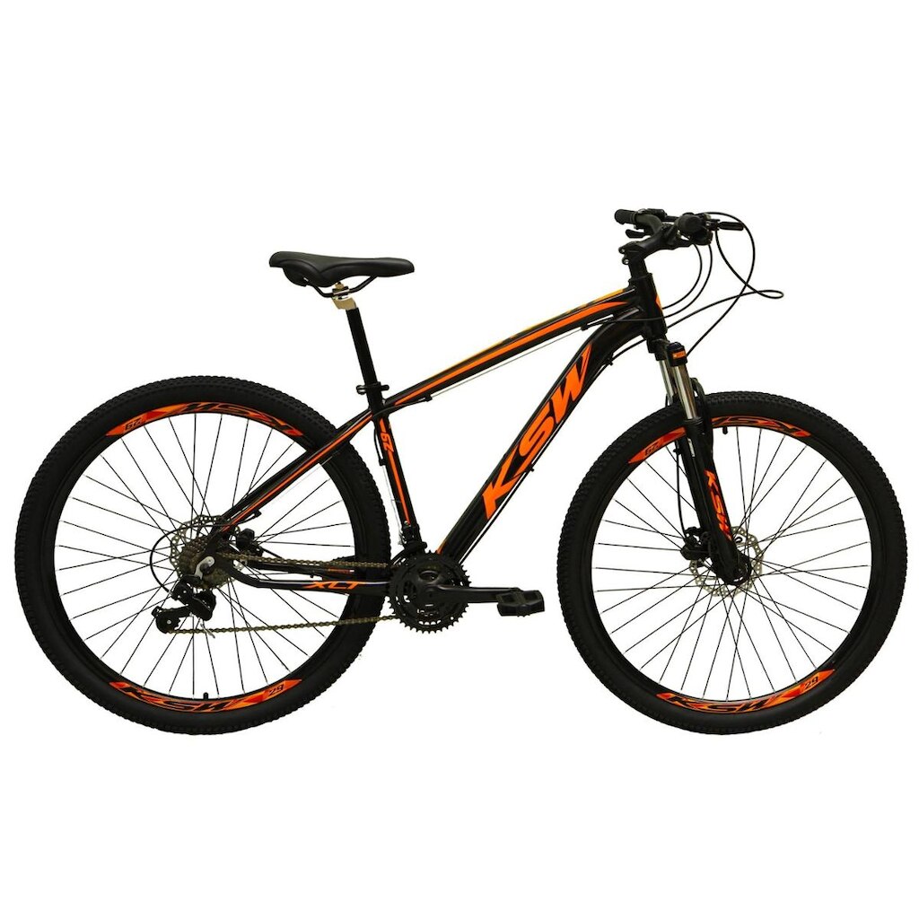 Bicicleta Aro 29 Ksw Xlt 27v Freio Hidráulico K7 Garfo com Trava