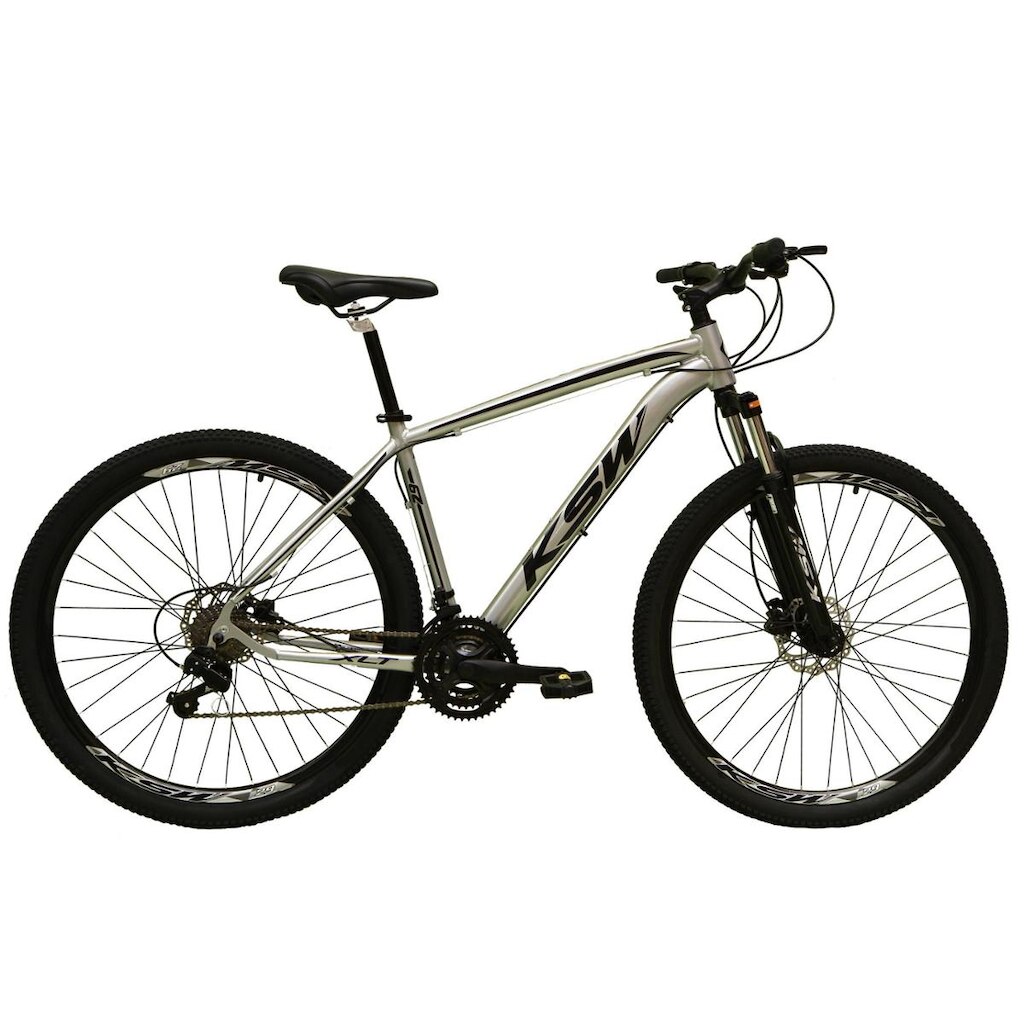 Bicicleta Aro 29 Ksw Xlt 27v Freio Hidráulico K7 Garfo com Trava
