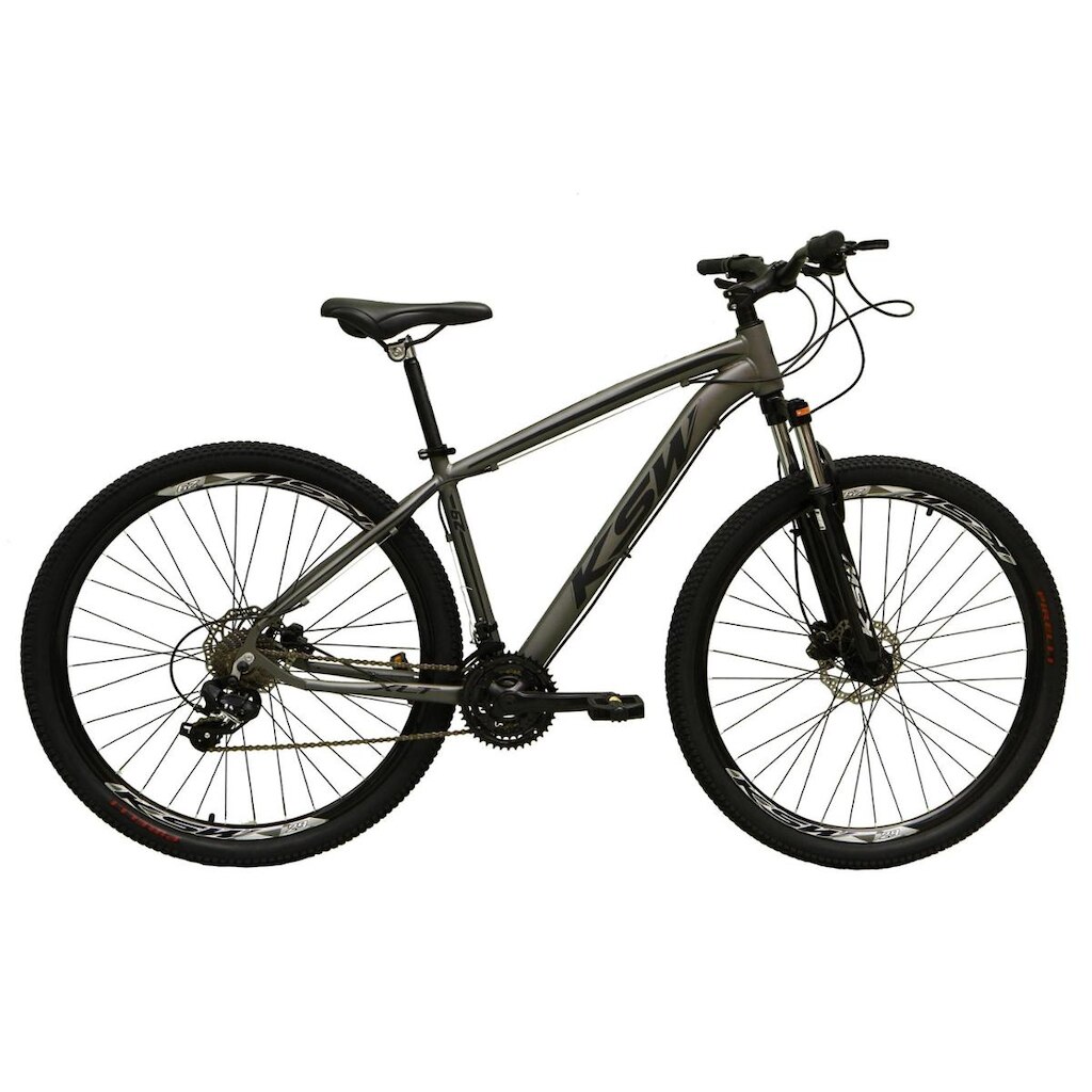 Bicicleta Aro 29 Ksw Xlt 27v Freio Hidráulico K7 Garfo com Trava