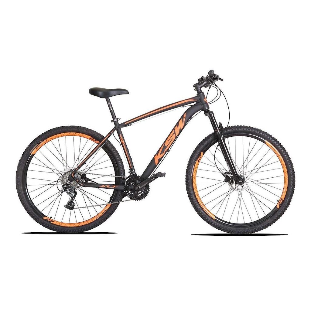 Bicicleta Aro 29 KSW XLT 27v Hidráulico K7 e Trava