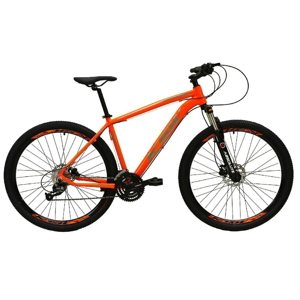 Bicicleta Aro 29 Ksw Xlt 27v K7 Câmbios Shimano Altus Freios a Disco Hidráulicos Suspensão com Trava