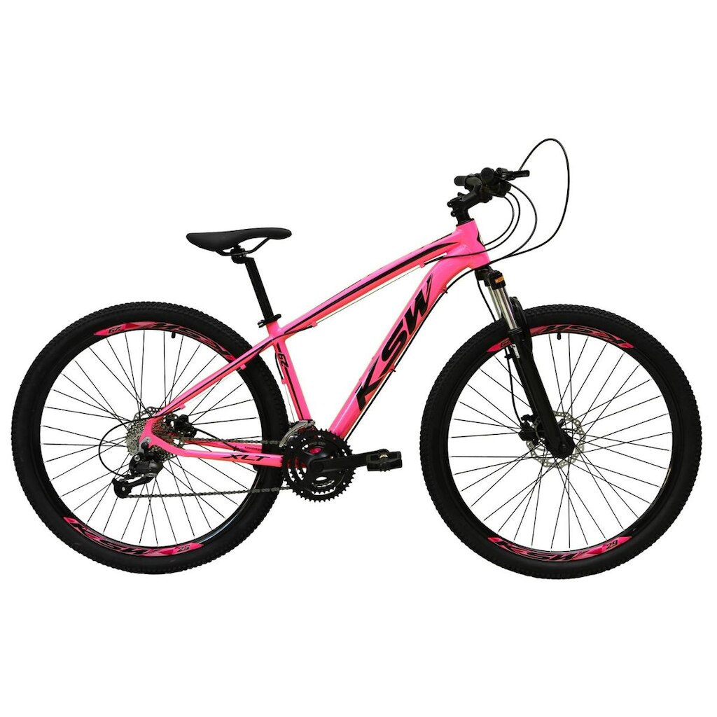 Bicicleta Aro 29 Ksw Xlt Alumínio 24v Câmbios Shimano Tz Suspensão com Trava no Ombro