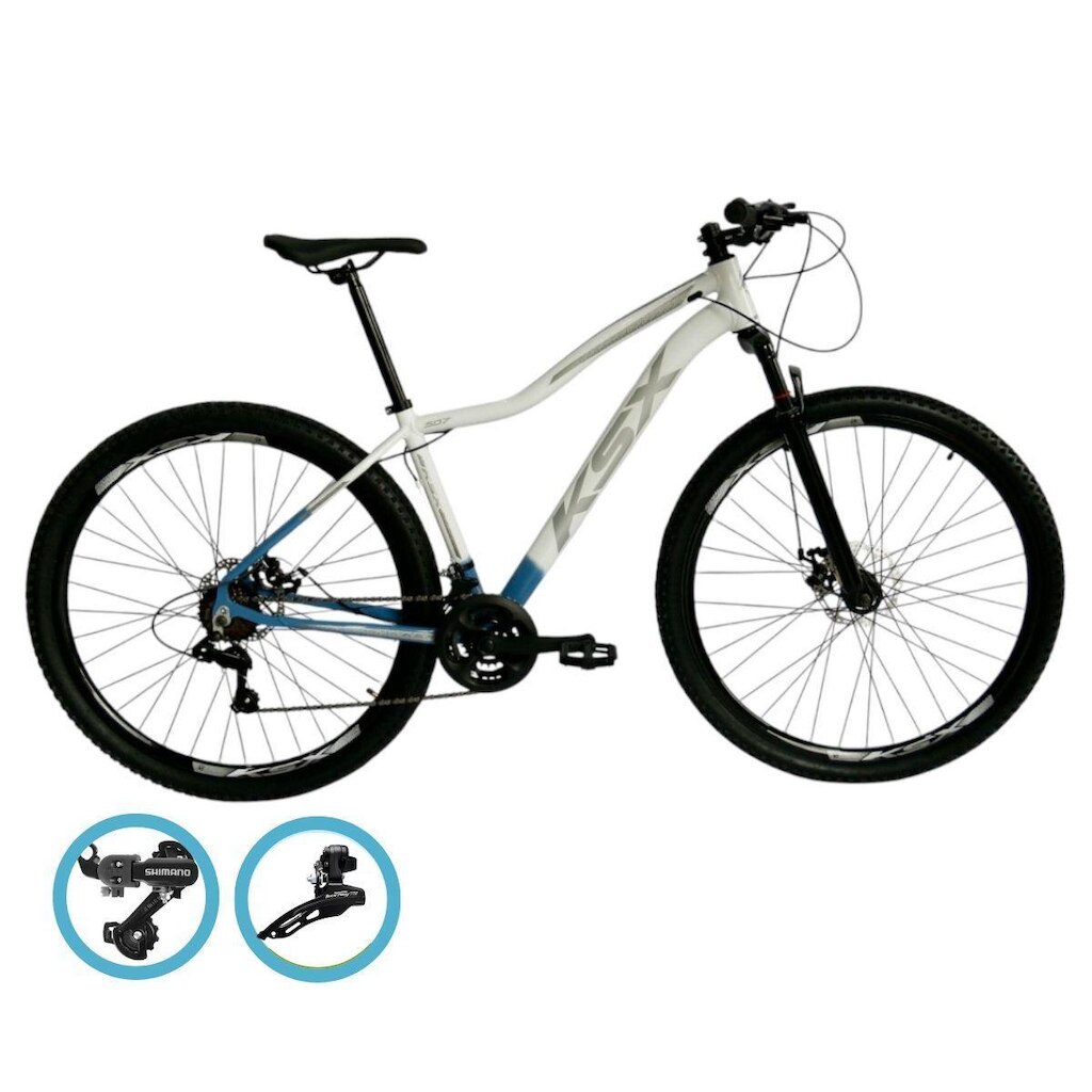Bicicleta Aro 29 Ksx Feminino 21V Cambio Dianteiro e Traseiro Shimano