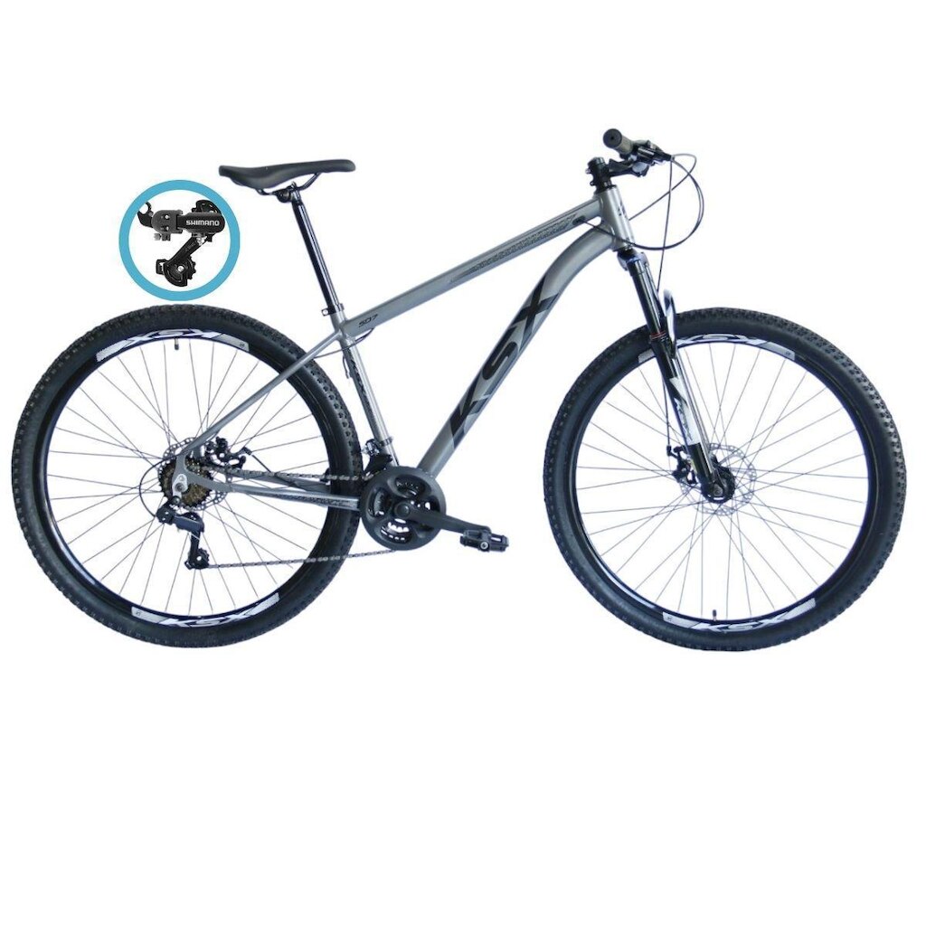 Bicicleta Aro 29 Ksx Freios á Disco Cambio Traseiro Shimano 24 Velocidades