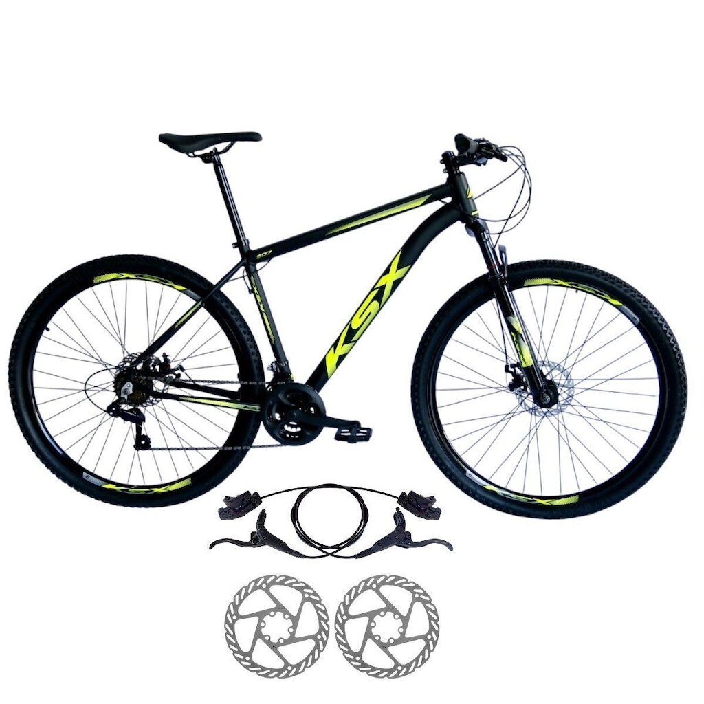 Bicicleta Aro 29 Ksx Freios Hidraulicos 21 Velocidades Avançado